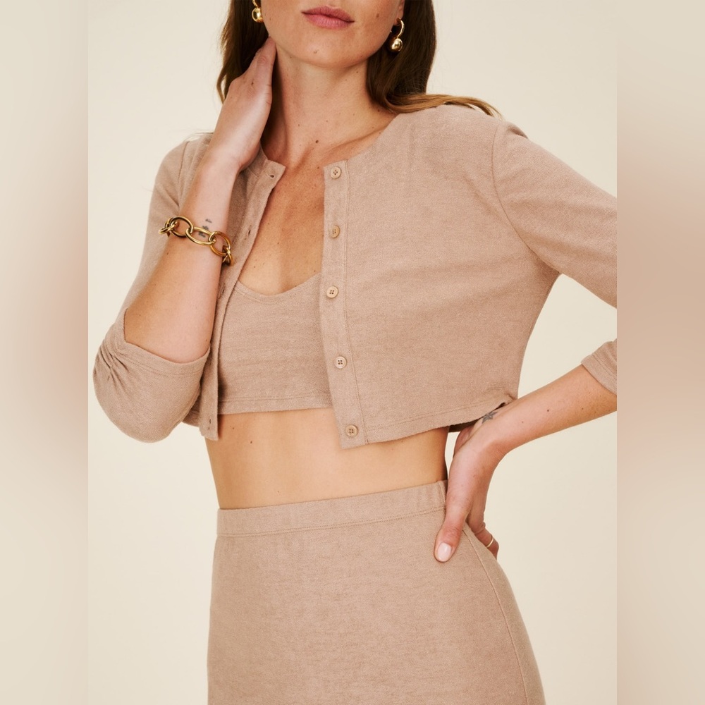 Reformation Janice Set in Buff XS